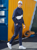Vêtements de sport pour hommes 2 pièces à manches longues Jewel Neck Dark Navy