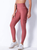 Vêtements pour femmes Pantalons de yoga Polyester Leggings de yoga noirs