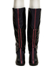 WandaVision Scarlet Witch Wanda Maximoff Cosplay Chaussures Polyester Bottes Noires Marvel Cosplay