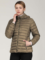 Women Puffer manteaux chaleur à capuche à capuche à capuchon à manches longues manches longues matelassées