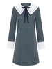 Wonder oeuf priorité Neiru Aonuma Cosplay Costume gris une pièce robe Anime Cosplay Costume ensemble complet