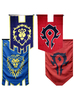 World Of Warcraft Cosplay Prop impression WOW drapeau de cosplay Déguisements Halloween