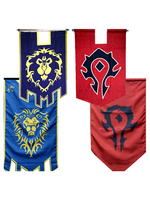 World Of Warcraft Cosplay Prop impression WOW drapeau de cosplay Déguisements Halloween
