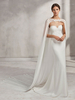 Wraps de mariage Ivoire Jewel Neck Capes Mousseline de soie Dentelle Bridal Cover Up