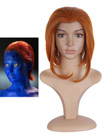 X-Men Marvel Comics Mystique Raven Darkholme Cosplay Perruque Déguisements Halloween