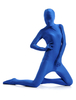 Zenta en lycra spandex bleu Déguisements Halloween