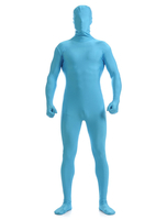 Zenta en lycra spandex bleu ciel clair Déguisements Halloween