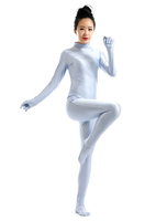 Zenta en lycra spandex gris Déguisements Halloween