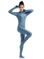 Zenta en lycra spandex gris bleu