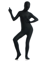 Zenta en lycra spandex noir Déguisements Halloween