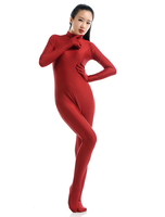 Zenta en lycra spandex rouge foncé Déguisements Halloween