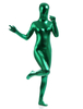 Zenta métallique brillant vert Déguisements Halloween
