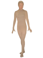 Zentai Beige En Lycra Déguisements Halloween Tiffany Unisexe Catsuit Costume