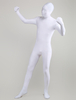 Zentai Blanc Déguisements Halloween Lycra Spandex Unisexe Combinaison Costume Enveloppé Complet