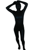 Zentai Combinaison Unisexe en Lycra Spandex Noir Déguisements Halloween