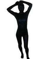 Zentai Combinaison Unisexe en Lycra Spandex Noir Déguisements Halloween