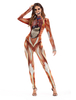 Zentai Cosplay Costume Déguisements Halloween Polyester
