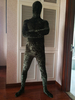 Zentai Costumes Atrovirens velours complet du corps combinaisons Déguisements Halloween Costume