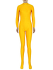 Zentai jaune Sexy combinaison Spandex pour femmes Déguisements Halloween