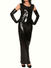Zentai Noir Robes Sexy Sans Gants Déguisements Halloween