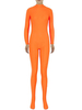 Zentai orange Sexy combinaison Spandex pour femmes Déguisements Halloween