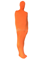 Zentai Orange Toussaint Cosplay Costume En Lycra Spandex Enveloppé Déguisements Halloween