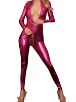 Zentai Rose Costume de Métallisé Avec Zip Déguisements Halloween