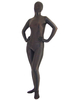 Zentai unisexe intégral en lycra marron foncé Déguisements Halloween