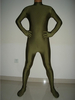 Zentai unisexe intégral en lycra vert d