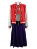 Zombie Land Saga Revenge Saki Nikaido Cosplay Costume Polyester tenue"idienne