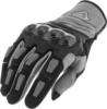 Acerbis Carbon G 3.0 Gants de moto,  noir-gris,  taille L pour Hommes