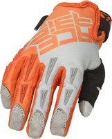 Acerbis CE MX X-K Gants de moto pour enfants,  gris-orange,  taille XL pour Des gamins
