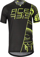 Acerbis Combat Maillot vélo,  noir-jaune,  taille 3XL pour Hommes