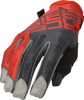 Acerbis MX X-H Gants de moto,  gris-rouge,  taille XL