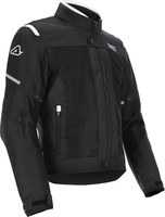 Acerbis On Road Ruby Blouson textile de moto,  noir-blanc,  taille 2XL pour Hommes