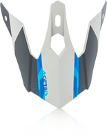 Acerbis Steel Kinder/Eclipse Pic casque,  gris-blanc-bleu pour Garçons