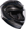 AGV K6 S Enhance Casque,  gris-jaune,  taille XS