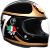 AGV Legends X3000 Barry Sheene Casque Noir Blanc Or L
