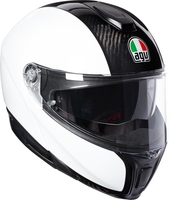AGV Sportmodular Carbon Casque blanc Blanc Charbon M