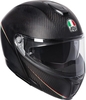 AGV Sportmodular Carbon Tricolore Casque Charbon L