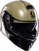 AGV Streetmodular Mono Casque,  noir-vert,  taille L pour Hommes