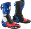 Arlen Ness Sugello Bottes de moto,  blanc-rouge-bleu,  taille 37