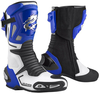Arlen Ness Sugello Bottes de moto Noir Blanc Bleu 39