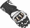 Arlen Ness Sugello Gants de moto,  noir-blanc,  taille S pour Hommes