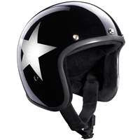 Bandit Jet Star Black Casque Jet,  noir-argent,  taille L pour Hommes