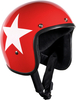 Bandit Jet Star Red Casque Jet,  rouge,  taille XS pour Femmes