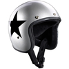 Bandit Jet Star Silver Casque Jet Noir Argent 2XL