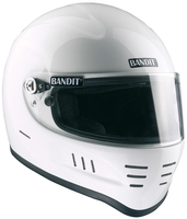 Bandit SA Snell Casque de moto,  blanc,  taille S