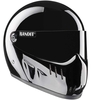 Bandit XXR Casque de moto,  noir,  taille M