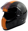 Bandit XXR Race Casque de moto,  noir-orange,  taille 4XL pour Hommes